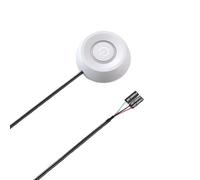 Obotsnoi Control de energía que ahorra espacio para ordenadores, construcción de ABS consistente y botón de encendido de computadora de acción simple