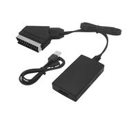 Obotsnoi Convertidor multifunción de euroconector macho a HDTV hembra, diseño Plug Play con estabilización de señales para televisores, proyectores, adaptador de euroconector a HDTV