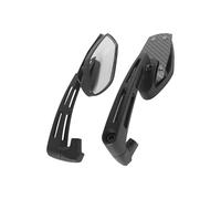 Obotsnoi Cristal retrovisor de motocicleta, ABS, resistente al efecto de la bicicleta, cobertura transparente de reflexión ciega para montar en el lado de la motocicleta