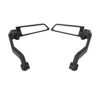 Obotsnoi Cristal retrovisor para motocicleta, visión amplia, antirreflejos, a prueba de golpes, plegable, fácil montaje, vidrio lateral para bicicleta eléctrica