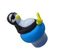 Obotsnoi Dispensador flotante de fácil rotación para tabletas de cloro con plegable para ahorrar espacio, práctico dispensador giratorio