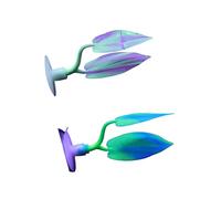 Obotsnoi Doble capa Bettas peces descansando corales decoración acuarios siliconas no óxicas con superficies fáciles de limpiar peceras decoración