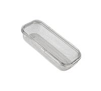 Obotsnoi Estante de almacenamiento de cubiertos para lavavajillas fácil de limpiar, con textura de acero inoxidable, organizador de utensilios de cocina para uso a largo plazo, apto para lavavajillas