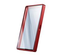 Obotsnoi Estuche seguro para tarjetas resistente al sol con marco de metal y cierre para tarjetas de colecciones profesionales