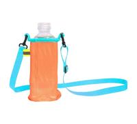 Obotsnoi Funda para botella de agua con correa para el hombro para niños y adultos, multiusos, para niños, vasos, bolsa, e, Talla única