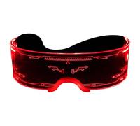 Obotsnoi Gafas LED brillantes de moda unisex para fiestas, festivales y festivales de celebración, gafas LED