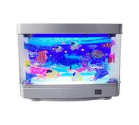 Obotsnoi Lámpara artificial de peces de simulación para acuario, iluminación LED, lámpara de natación para decoración de peces para el hogar y la oficina LED