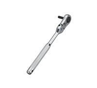 Obotsnoi Llave de trinquete 2 en 1, multifuncional, cabeza flexible, trinquete, acero reversible, para muebles, herramienta profesional