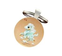 Obotsnoi Llavero de aleación con dije de caballo que simboliza la fuerza, libertades, coraje, llavero con colgante de metal para amigos y familiares, regalo de Año Nuevo, coche, unisex, C, Talla única