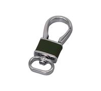 Obotsnoi Llavero de cuero para coche, accesorios para hombres y mujeres, anillos de cadena, accesorio de llavero vintage, joyería elegante, regalo de repuesto, accesorios de coche, B, Silver