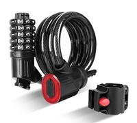 Obotsnoi Luz inteligente activada para bicicleta, batería recargable, a prueba de golpes, luz nocturna esencial multifuncional para bicicleta