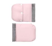 Obotsnoi Manoplas de mango para cochecito de bebé, resistentes al viento, impermeables, de poliéster con botones rápidos y forro polar suave, Estilo PK, Size reference picture