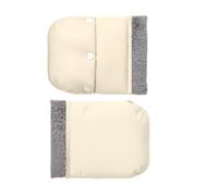 Obotsnoi Manoplas de mango para cochecito de bebé, resistentes al viento, impermeables, de poliéster con botones rápidos y forro polar suave, Estilo BG, Size reference picture