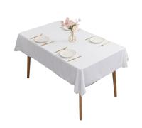 Obotsnoi Mantel bordado con lentejuelas, material de poliéster de fácil limpieza, se adapta a varios tamaños de mesa, decoración del hogar, fiesta, fácil mantenimiento