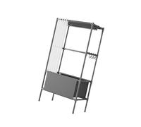 Obotsnoi Modulars Designs - Armario de instalación rápida, portátil, resistente, para solución de almacenamiento flexible, color negro
