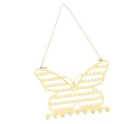 Obotsnoi Organizador decorativo de joyería de pared con agujeros y gancho para collares y soluciones de exhibición