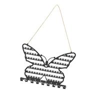 Obotsnoi Organizador decorativo de joyería de pared con agujeros y gancho para collares y soluciones de exhibición