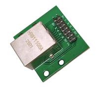 Obotsnoi Placa adaptadora de puerto Ethernet RJ45 de 8 pines que garantiza una transmisión estable de señales de red de baja pérdida para dispositivos de transmisión de baja pérdida