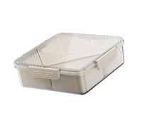 Obotsnoi Plato multiusos para servir fiestas y uso diario, organizador de múltiples compartimentos, caja de almacenamiento para frutas, frutos secos, caja de almacenamiento de cocina