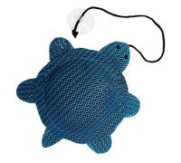 Obotsnoi Práctica esponja de limpieza con forma de pez para bañera, mantenimiento diario, elimina escamas y herramienta de absorción de aceite, esponja descalcificadora para tinas de hidromasaje