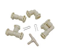 Obotsnoi Práctico adaptador de válvulas de control para máquina de café, ajuste de repuesto para cocina y actividades al aire libre, parte de máquina de café espresso