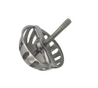 Obotsnoi Práctico embudo de filtro de urinario de acero inoxidable, tapón de drenaje de orinal de baño, fácil mantenimiento, cubierta de coladores de acero inoxidable