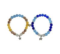 Obotsnoi Pulseras de corazón para parejas, cierre fácil de usar, garantiza un ajuste seguro para aniversarios, día de San Valentín y uso diario, joyería con símbolo de relación, One Size, como se