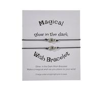 Obotsnoi Pulseras de moda para parejas, con cuentas de estrella, cómodas e impermeables, modernas para creadores de tendencias, pulseras de pareja de moda, talla única, como se describe