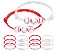 Obotsnoi Pulseras elásticas coloridas con cuentas de arcilla suave para estilos de vida activos y accesorios de moda, cómodo de llevar, One Size, como se describe