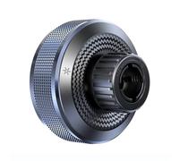 Obotsnoi Soporte de teléfono de 360 grados con cable tipo C elástico de carga rápida de 15 W, cabezal de 17 mm para cable telescópico automático, soporte de teléfono para coche