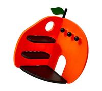 Obotsnoi Soporte para joyas con forma de naranja inspirado en cítricos para organizar collares, aretes, decoración del hogar