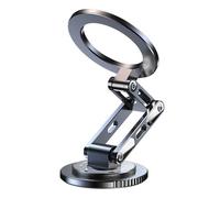 Obotsnoi Soporte universal de teléfono para vehículo, rotación completa de 360 grados, diseño a prueba de golpes, construcción de metal para dispositivos móviles, soporte de teléfono para coche