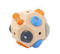 Obotsnoi Tabla de entrenamiento de escalada de madera con 12 soportes de resina coloridos para construir rutas de modo, bloques de escalada personalizables