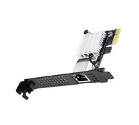 Obotsnoi Tarjeta de red PCIE4.0 1X de 10 Gbps, compatible con PCIe 3/PCIe2, compatibilidad con versiones anteriores y gestión del calor