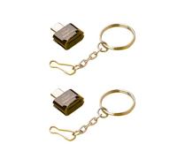 Obotsnoi Tiny USB CREATE - Lector de tarjetas de asociación de plan denso amplio acuerdo, teléfonos, tabletas, PC, pequeños diseños estándar, transportable, mezcla de metal, lector USB CREATE
