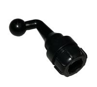 Obotsnoi Upgrades - Convertidor de cabeza de bola de 17 mm hembra/macho, adaptadores de bola para soportes de teléfono, luces de fotografía, dispositivos digitales, montaje de cámara, barra de