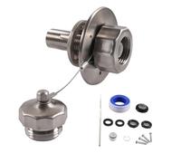 Obotsnoi Válvulas de retención de entrada de agua 3/4 para campistas, resistentes a la ciudad, acero inoxidable, control de flujos de retorno para campistas