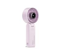 Obotsnoi Ventilador de mano USB rápido de 9 m/S, turbo, 100 niveles, silencios, dispositivo de refrigeración largo para oficina, colgar el cuello, viajes, circuladores de aire portátiles silenciosos