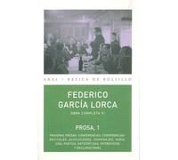 Obra completa Prosa. VI. 1