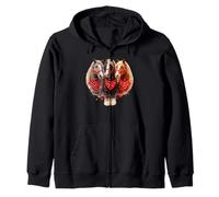 Obra de Arte de Equestrian Love Three Horses Sudadera con Capucha