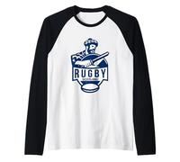 Obra de Arte de Highlander Rugby Spirit Camiseta Manga Raglan
