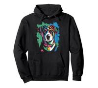 Obra de arte de Jack Russell Terrier Sudadera con Capucha