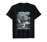 Obra De Arte De Lake Superior Tranquil Mountain View Camiseta