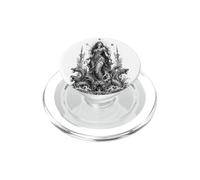 Obra de Arte de mitología Griega de Scylla Sea Monster Queen PopSockets PopGrip para MagSafe