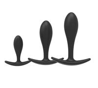 Obra De Arte De Silicona Modelo De Gota De Agua Negra Juego De Arte De 3 Piezas, Los Juguetes De Pareja Feliz Se Pueden Llevar