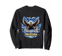 Obra de Arte de Thunder Eagle Freedom Power Sudadera