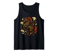 Obra de Arte de Unicornio mecánico Steampunk Camiseta sin Mangas