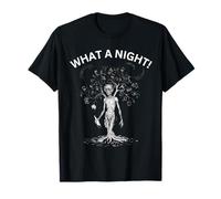 Obra de Arte de What A Night Hangover Human Tree para Amantes de Las Fiestas Camiseta