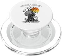 Obra de Arte de What A Night Hangover Human Tree para Amantes de Las Fiestas PopSockets PopGrip para MagSafe