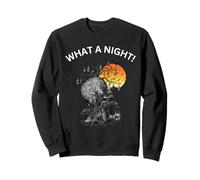 Obra de Arte de What A Night Hangover Human Tree para Amantes de Las Fiestas Sudadera